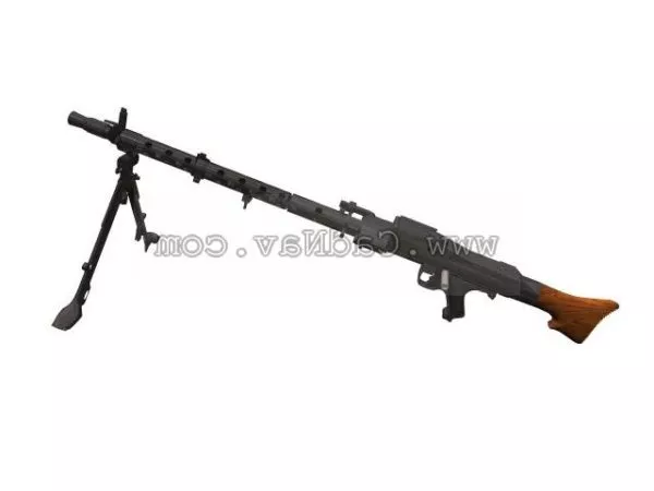 Mg34 7.92mm General-purpose Machine Gun 3d model Mg34 7.92mm General-purpose Machine Gun 3d model