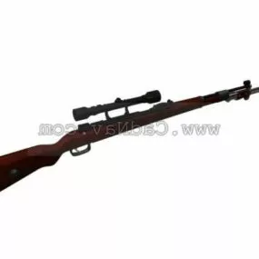 Mk98 Automatic Rifles Gun 3d model