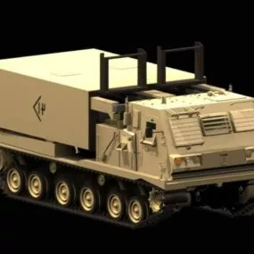 Mlrs M270 Multiple Rocket Launcher 3d model