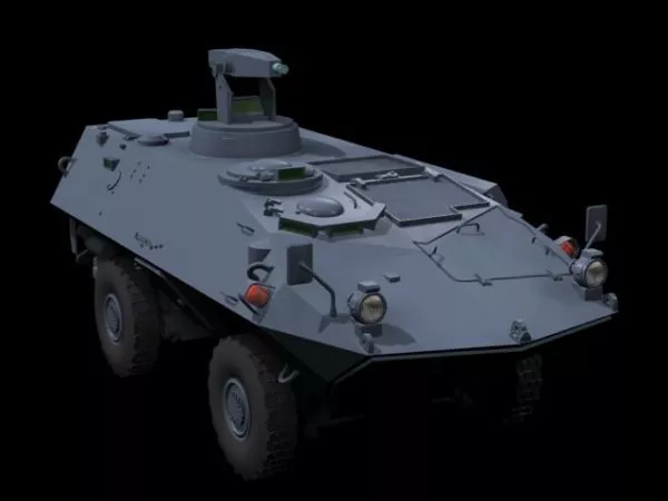 Mowag Piranha Armoured Fighting Vehicle 3d model Mowag Piranha Armoured Fighting Vehicle 3d model