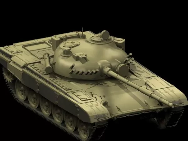 Macedonian T-72a Tank 3d model Macedonian T-72a Tank 3d model