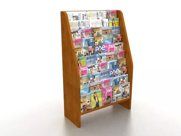 Magazine Brochure Rack 3d model Magazine Brochure Rack 3d model