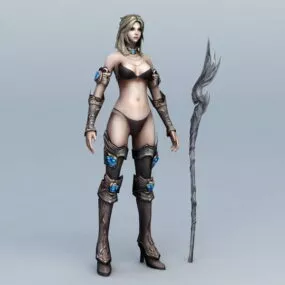 Mage Woman 3d model
