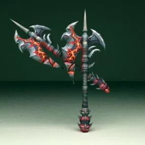 Magic Aattle Axe 3d model