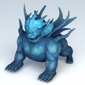 Magic Lion Statue 3d model
