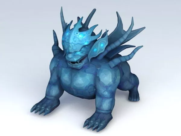 Ice Age Lion 3d model