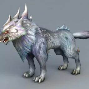 Magic Wolf 3d model