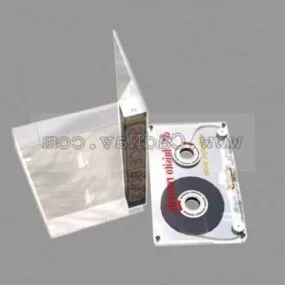 Magnetic Tape Cassette 3d model