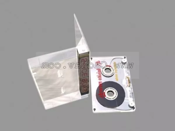 Magnetic Tape Cassette 3d model Magnetic Tape Cassette 3d model