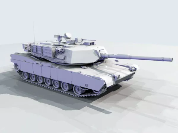 Main Battle Tank 3d model Main Battle Tank 3d model