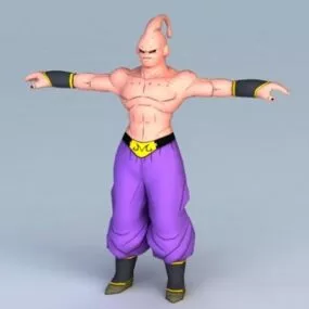 Majin Buu Character 3d model