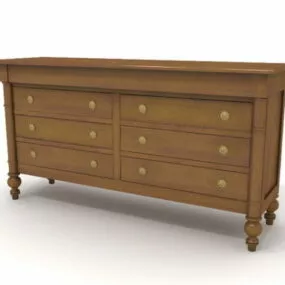 Furniture Makeup Dresser 3d model