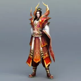 Male Battle Mage 3d model