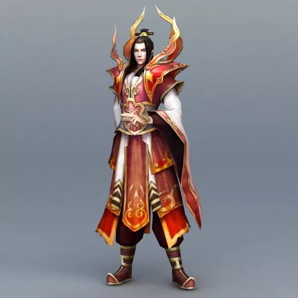 Male Battle Mage 3d model Male Battle Mage 3d model