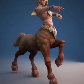 Male Centaur Rigged 3d model