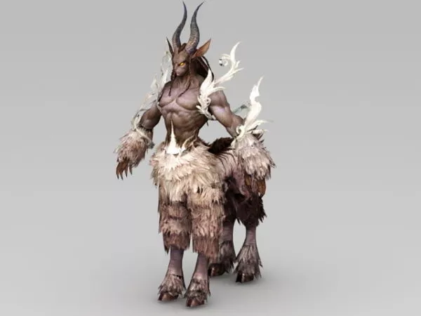 Griffin Creature Bird 3d model