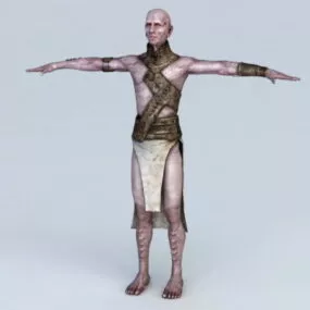 Male Zombie 3d model
