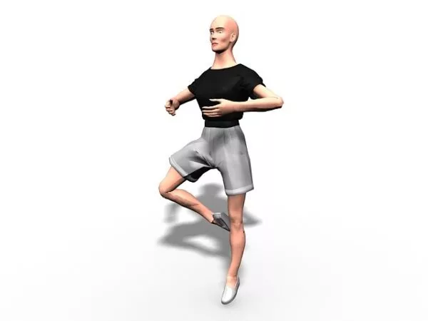 Male Dancer 3d model Male Dancer 3d model