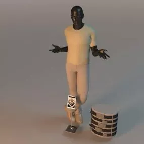 Male Fashion Mannequin 3d model