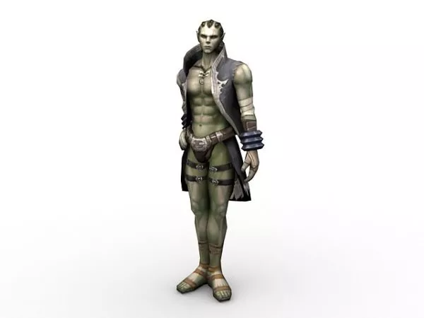 Orc Mauler Character 3d model