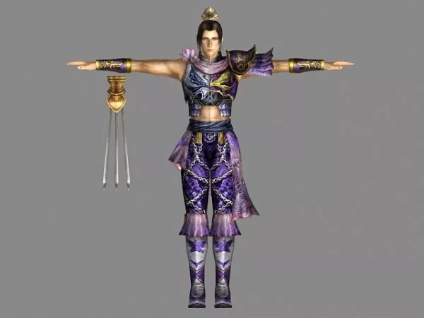 Futuristic Cyber War Warrior 3d model