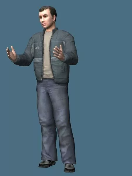 Fleece Jacket 3d model