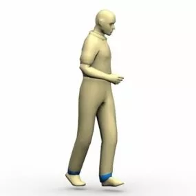Man Jogging 3d model