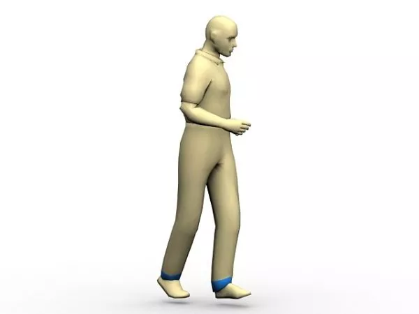 Man Jogging 3d model Man Jogging 3d model