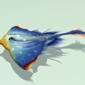 Manta Ray Rigged And Animated 3d model