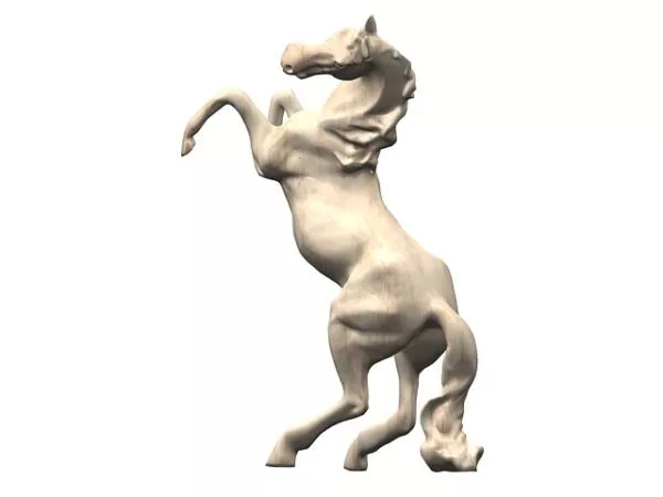 Armored Horse Animal 3d model