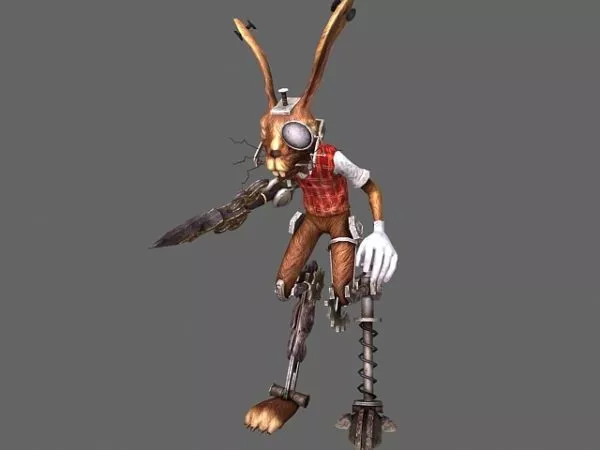 Character March Hare In Alice Madness 3d model Character March Hare In Alice Madness 3d model