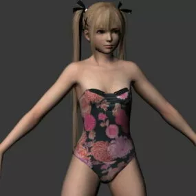 Marie Rose Bikini Character 3d model