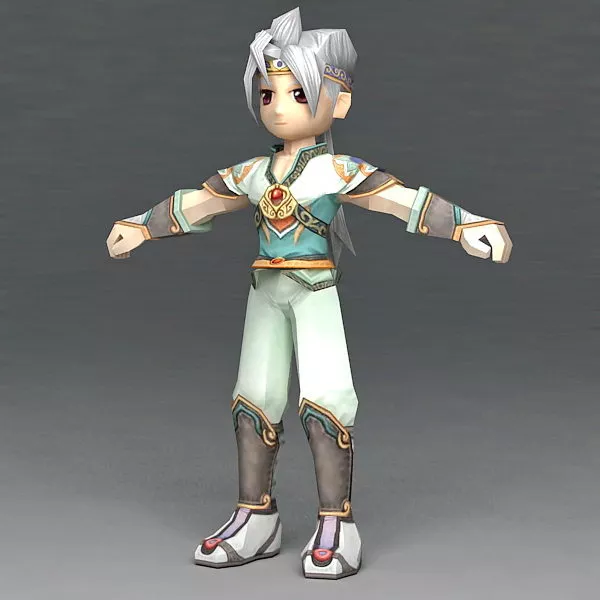 Chiyu Anime Character 3d model