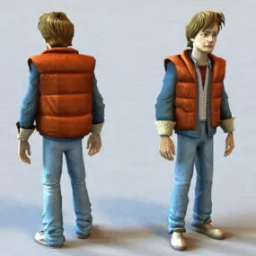 Martin Marty Mcfly 3d model