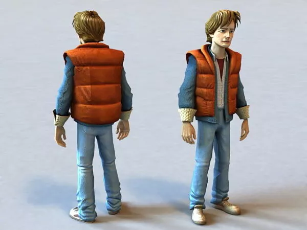 Martin Marty Mcfly 3d model Martin Marty Mcfly 3d model
