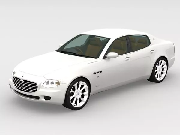 Maserati Alfieri White 3d model