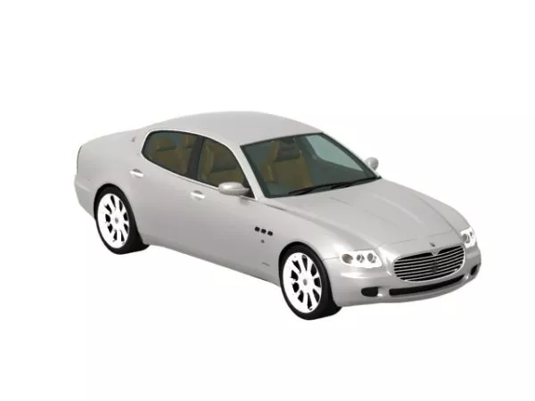 Maserati Alfieri White 3d model