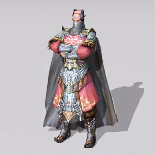 Masked Warrior Character 3d model Masked Warrior Character 3d model
