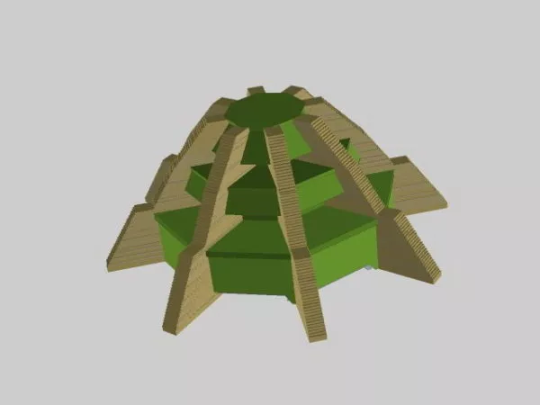 Mayan Sacrificial Altar 3d model Mayan Sacrificial Altar 3d model