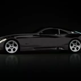 Maybach Exelero Sports Car 3d model