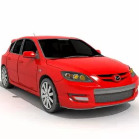 Mazda 3 Compact Car 3d model