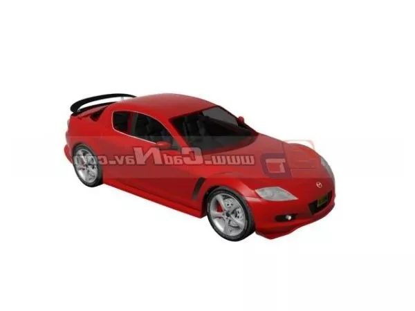 Mazda Rx 8 2004 3d model Mazda Rx 8 2004 3d model