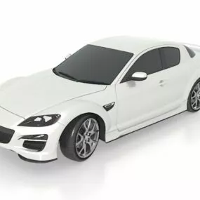 Car Mazda Rx8 Quad Coup 3d model