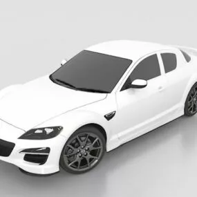 Car Mazda Rx8 Sports Car 3d model
