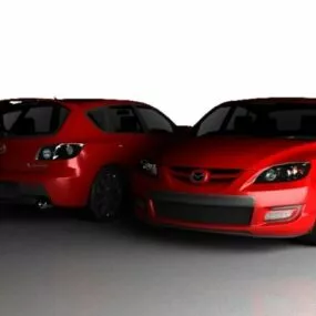 Car Mazda 3 Sedan 3d model