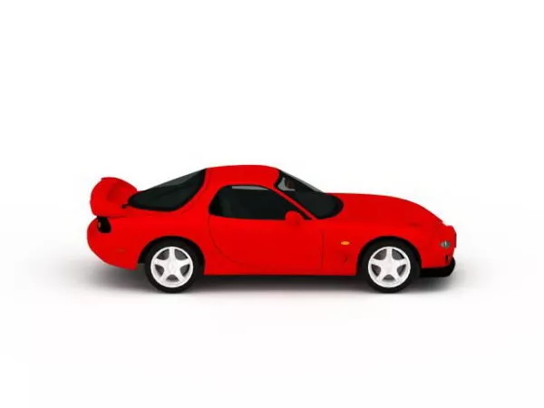 Mazdaspeed Rx-8 Red 3d model Mazdaspeed Rx-8 Red 3d model