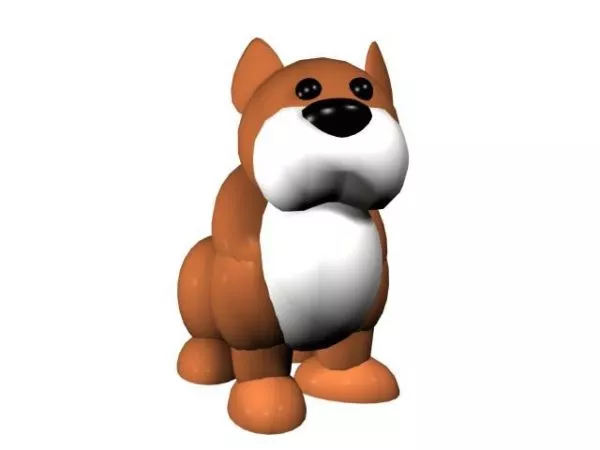 Toy Mean Cartoon Dog 3d model Toy Mean Cartoon Dog 3d model