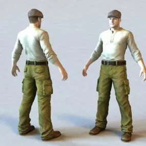 Mechanic Man 3d model