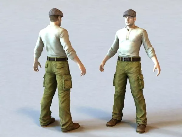 Mechanic Man 3d model Mechanic Man 3d model