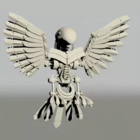 Mechanical Bird 3d model